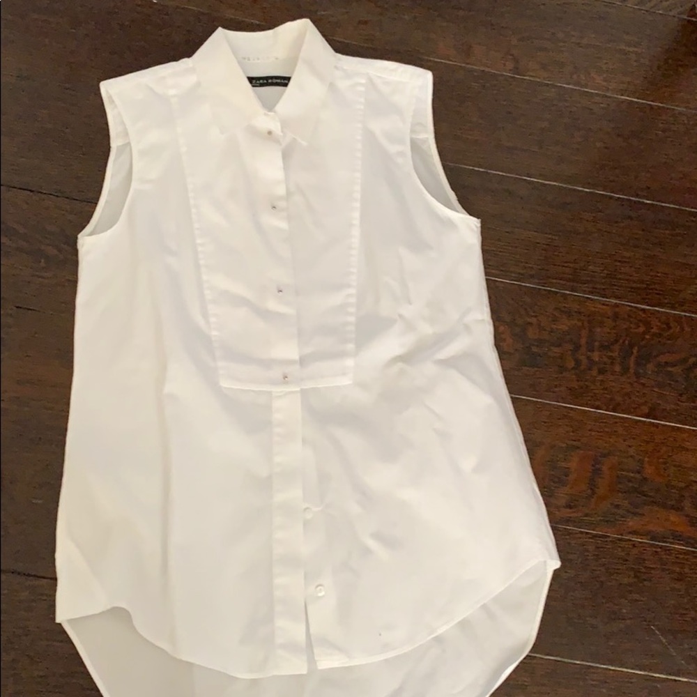 Zara white blouse